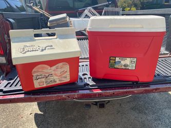 Two small coolers