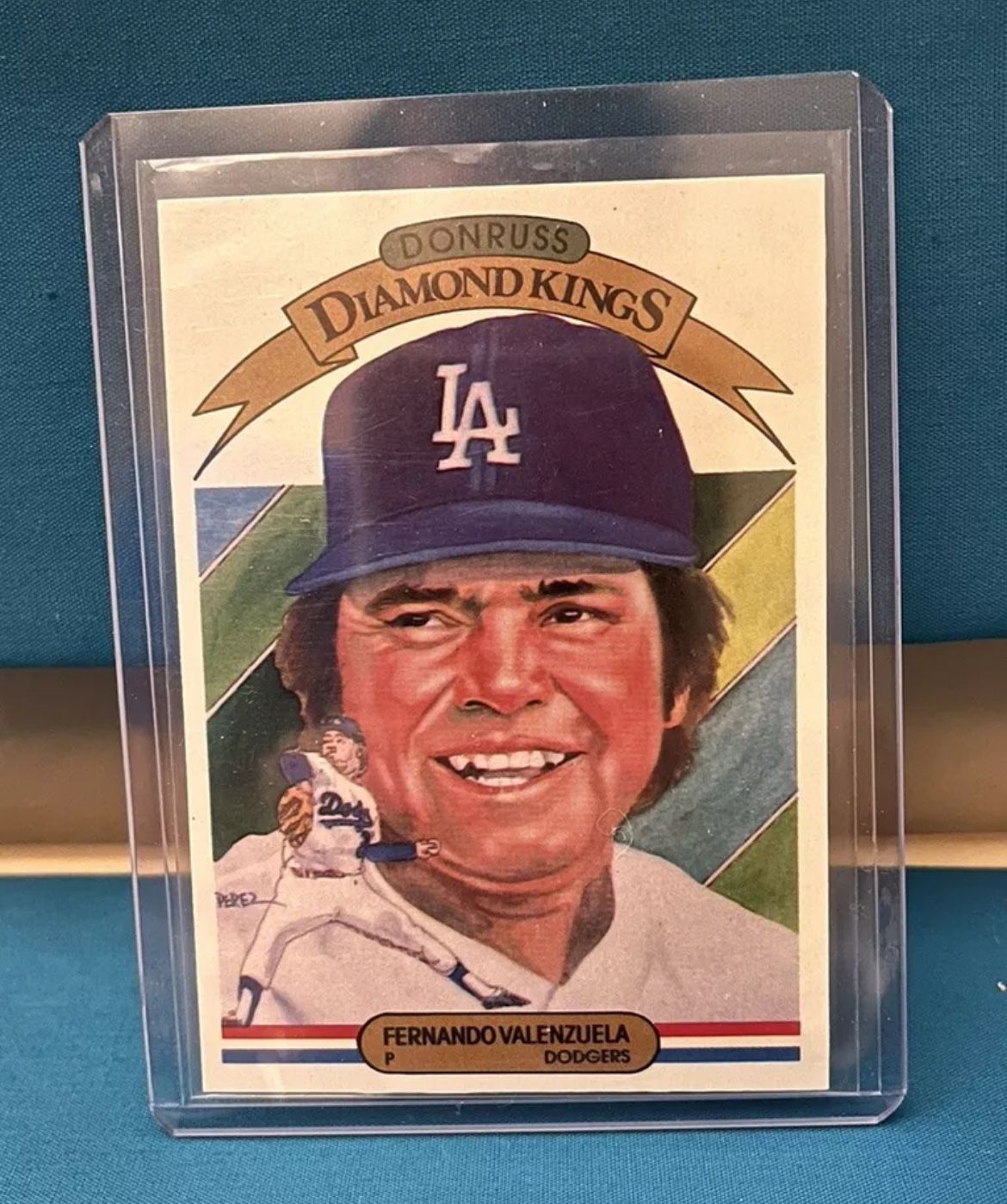 Fernando Valenzuela Star Baseball Card - 1982 Donruss Diamond Kings #1