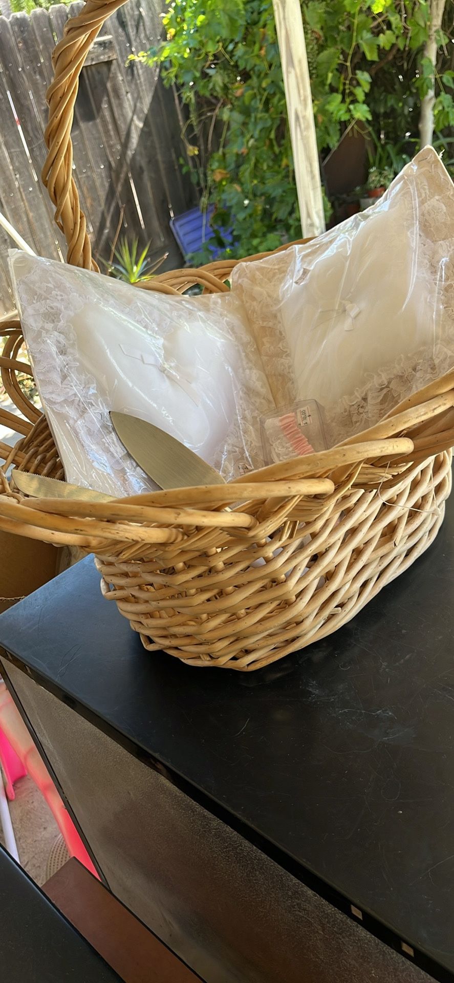 Brand New Wedding Stuffs. With The Basket 