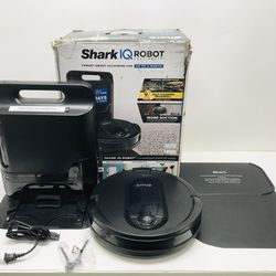 Shark IQ Robot Self-Empty XL RV101AE, Robotic Vacuum, IQ Navigation, Home Mapping, Self-Cleaning Brushroll, Wi-Fi Connected, Works with Alexa