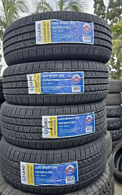 225/55R18 Lion Sport Set Of 4 New Tires