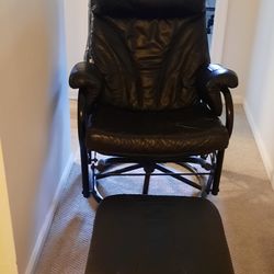 Leather Rocker Chair