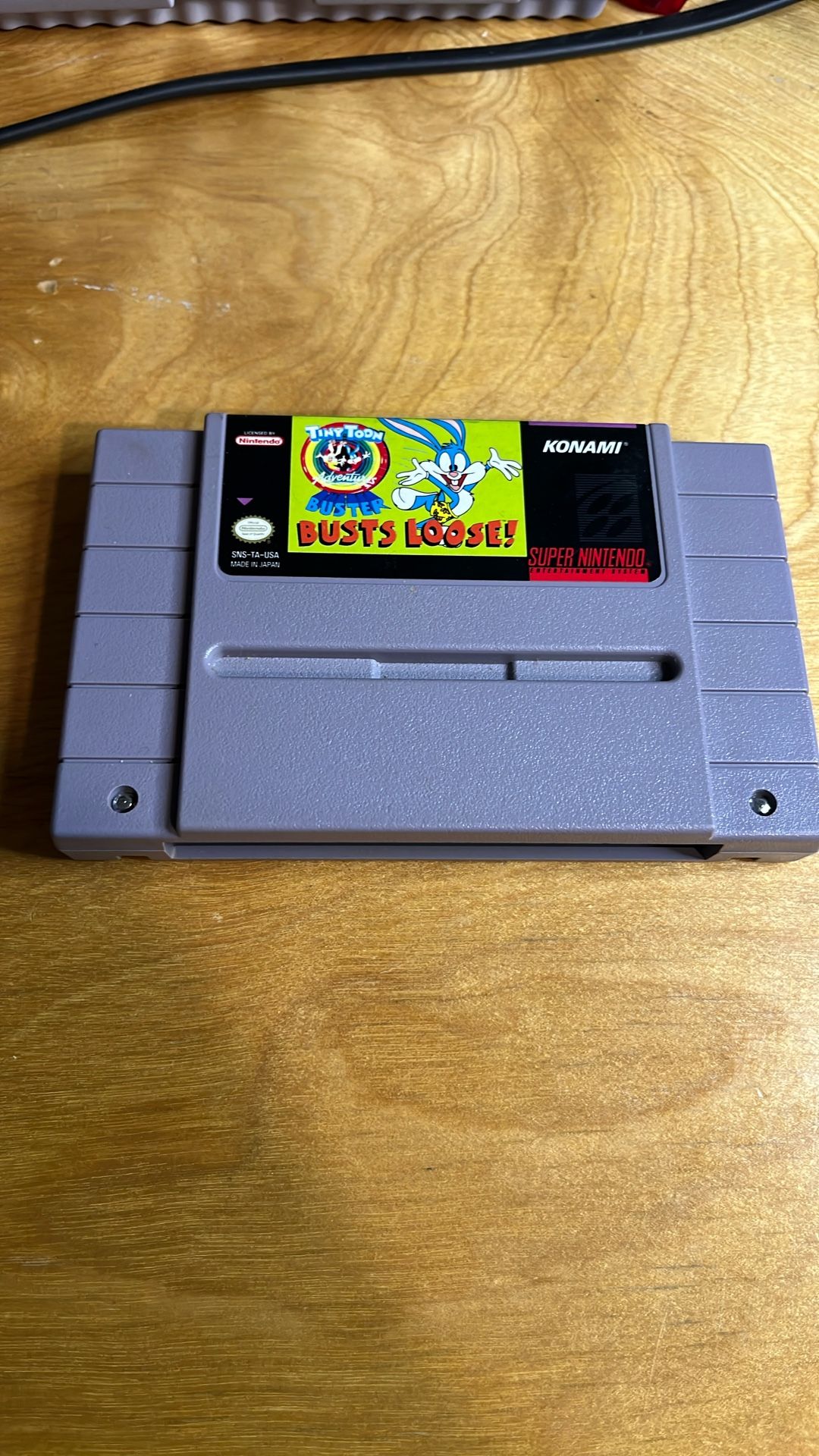 Super Nintendo / SNES - Tiny Toons Buster Busts Loose