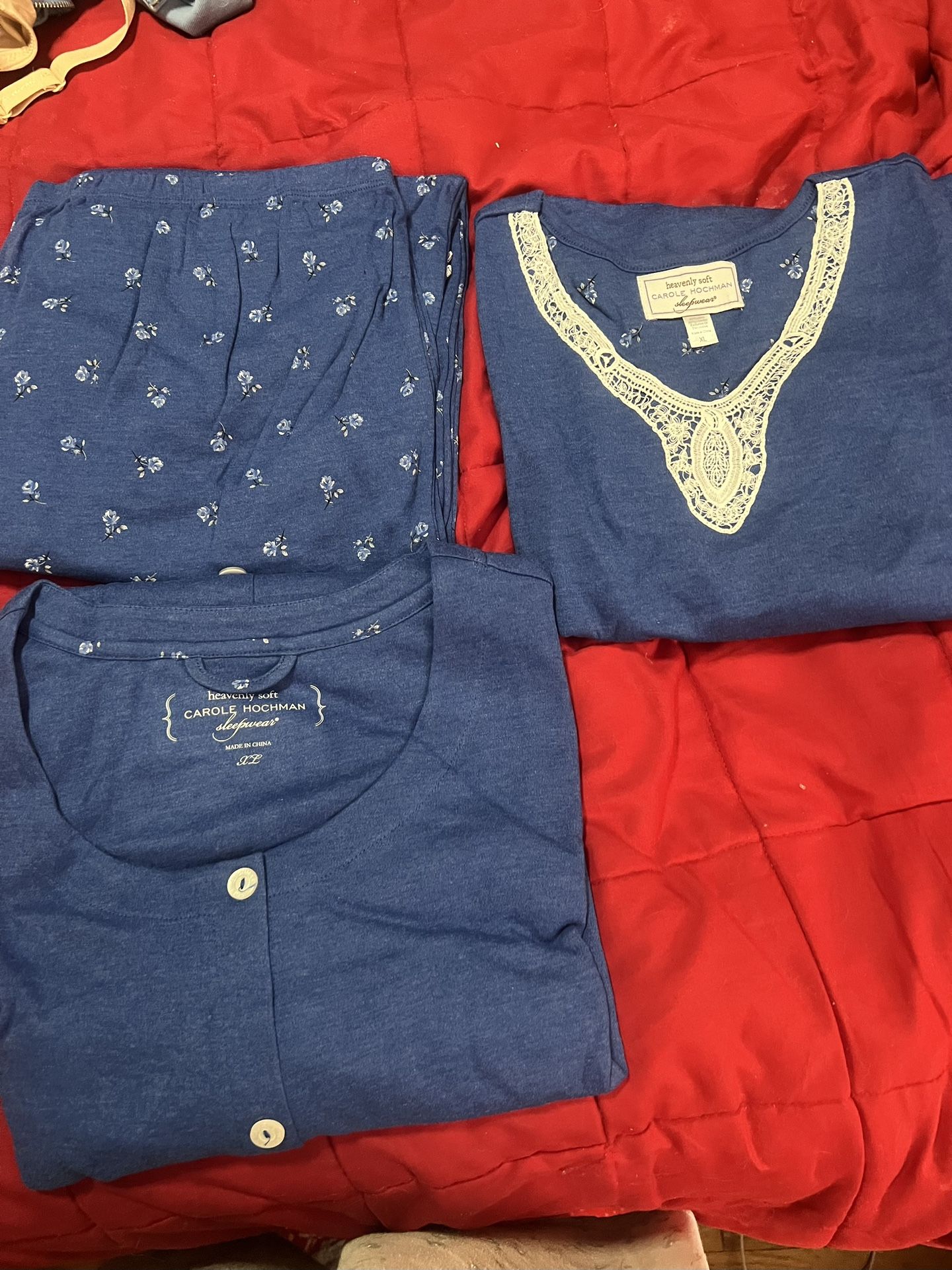 Carol Hockman Three-Piece Pajama Set