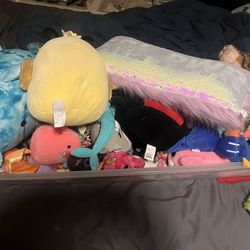Bin Of Stuffed Animals