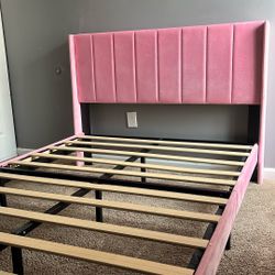 Full Princess Pink bedframe