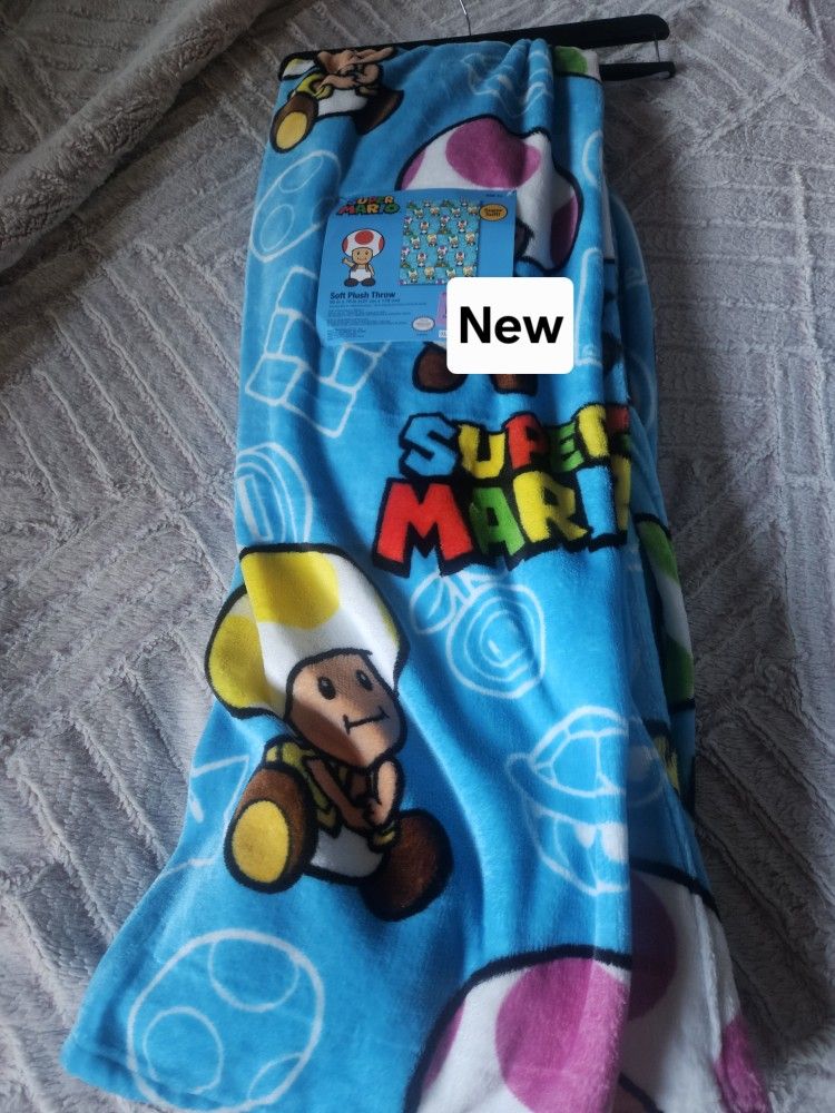 Super Mario Blankets New