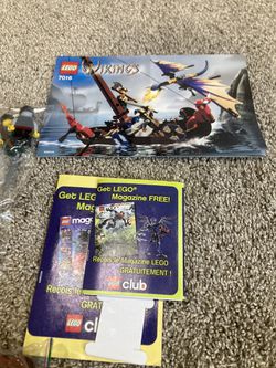 LEGO Castle Boat Against The Wyvern Dragon 7016 for Sale in Temecula, CA - OfferUp