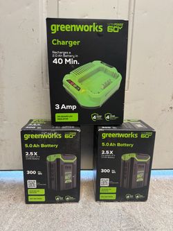 Greenworks 60v 5Ah 300Wh Battery