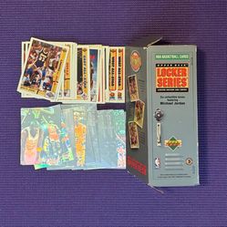 Upper Deck Hologram Michael Jordan Lot Of 66 Magic Johnson Locker Box Basketball