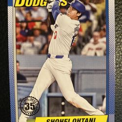 Shohei Ohtani 2025 Topps Baseball #T90-100 35th Anniversary Card! DODGERS! 