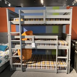 Triple Twin Bunk Bed