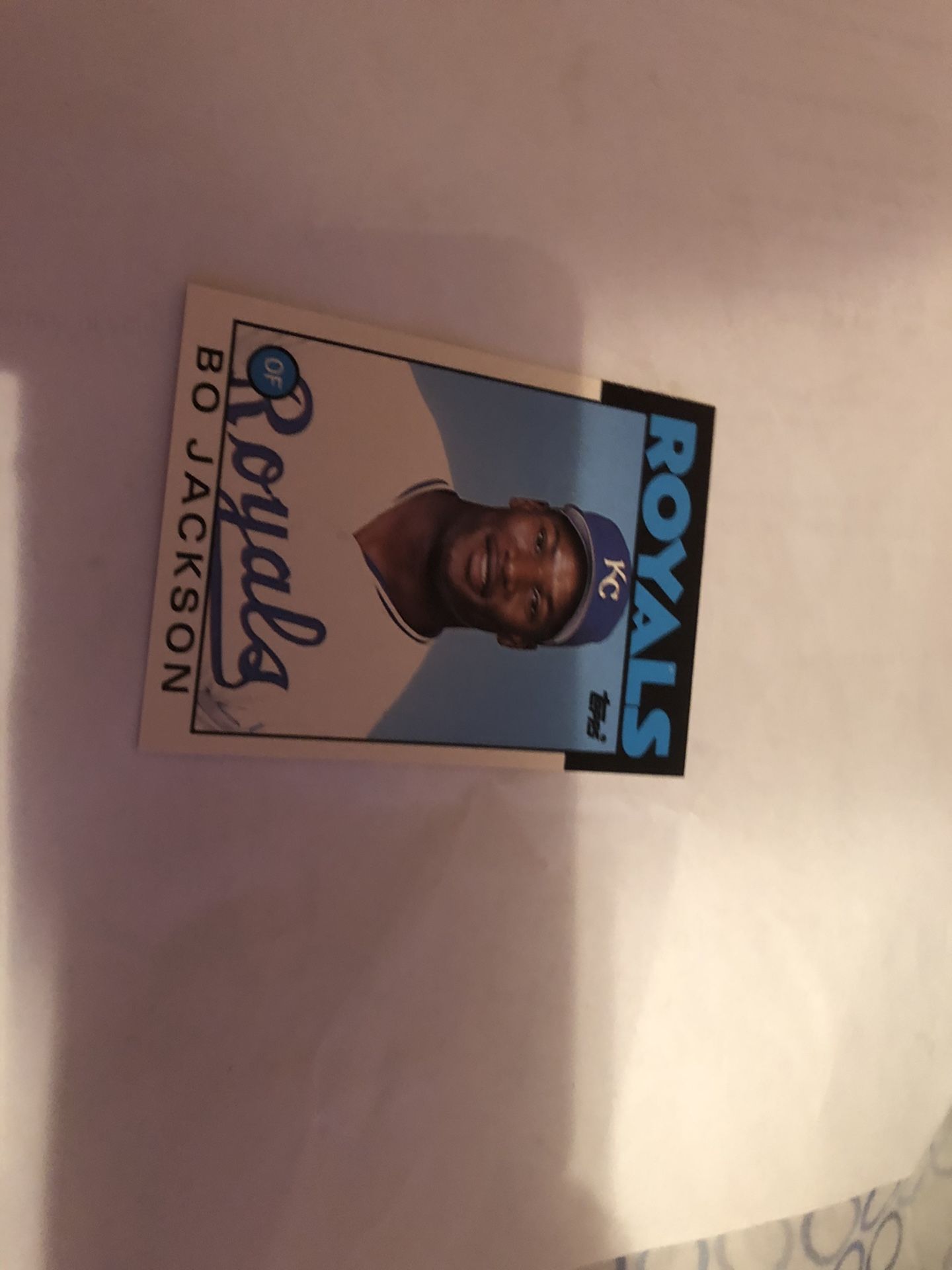 Bo Jackson Topps- 50T- Rookie 1986- in Excellent to Mint Condition