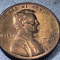 1984 No Mint Mark Lincoln penny