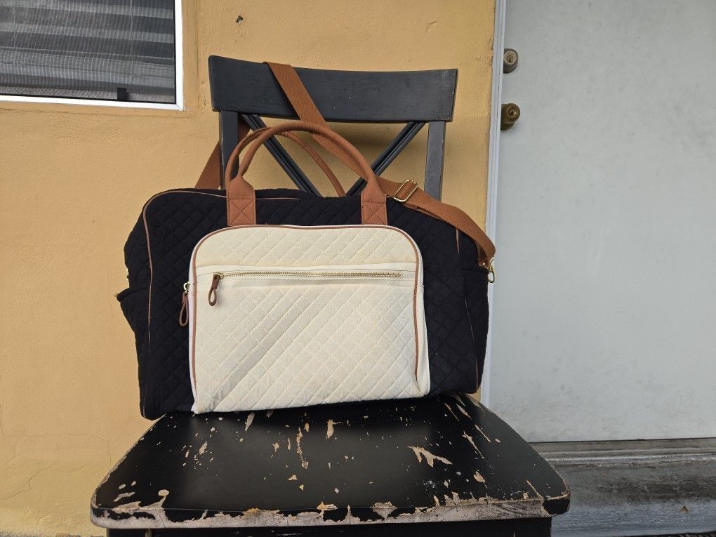 NO BOUNDARIES/WOMEN'S WEEKENDER QUILTED TOTE BAG