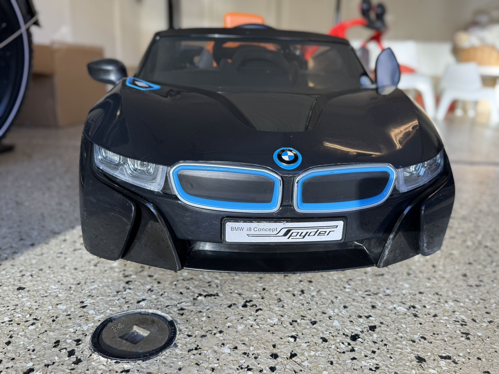 Electric Kids Ride On Car Power Wheels BMW i8 with Scissors Doors, LED’s, Music 