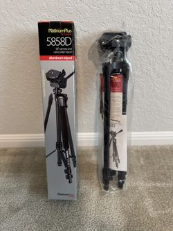 Brand New Sunpak PlatinumPlus 5858D 58” Tripod – Unopened Box