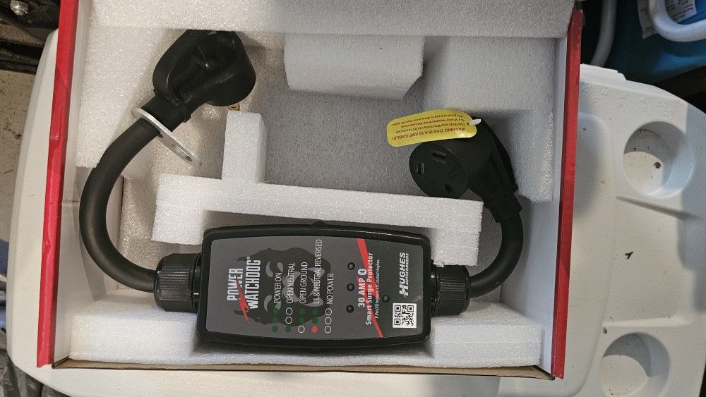 Power Watchdog PWD30, Bluetooth Surge Protector, 30 Amp, Portable