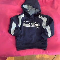 Toddler College Navy Seattle Seahawks Team Logo Pullover Hoodie