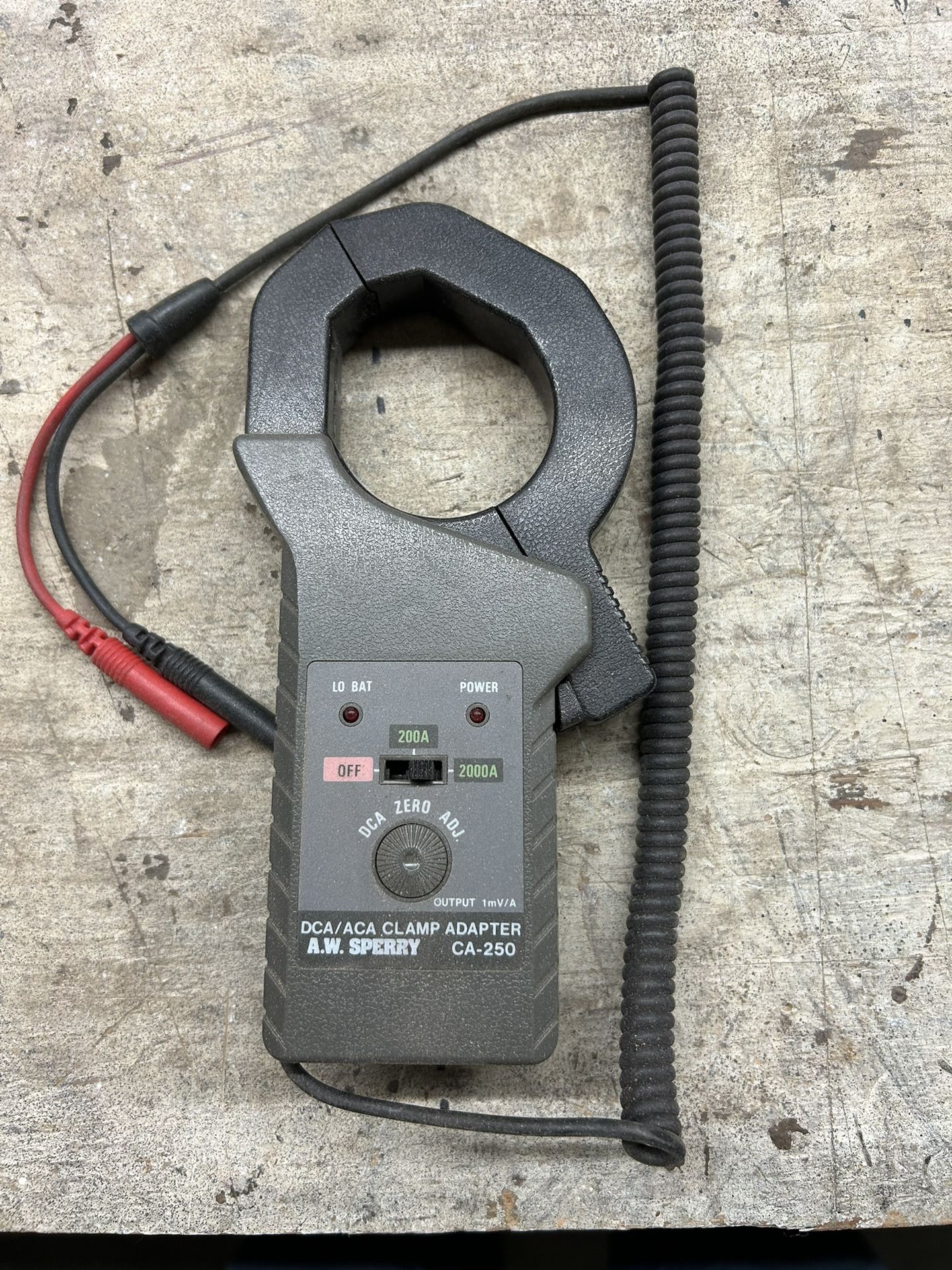 Dc/Ac 2000 Amp Clamp On Amprobe
