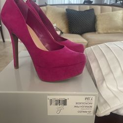 Fushia Jessica Simpson heels