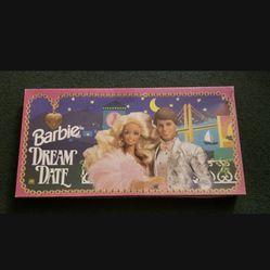 Complete -Vintage Barbie Dream Date Board Game Complete 1992