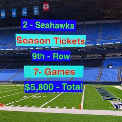 Seahawks Season Tickets Vikings Texans Saints Rams
