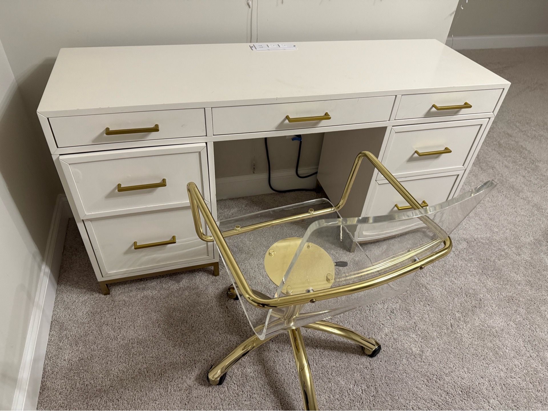 Pottery Barn Teen acrylic desk chair