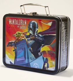 Star Wars Exclusive! BATH & BODY WORKS🖤💚🪐MANDALORIAN 🪐💚 🖤Collectible Tin Lunchbox