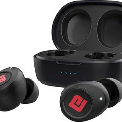Geekee True Wireless Earbuds Bluetooth 5.0 Headphones, in-Ear Deep Bass Bluetooth Earbuds IPX7 Waterproof Clear Call Headset USB-C Charging Case 40H