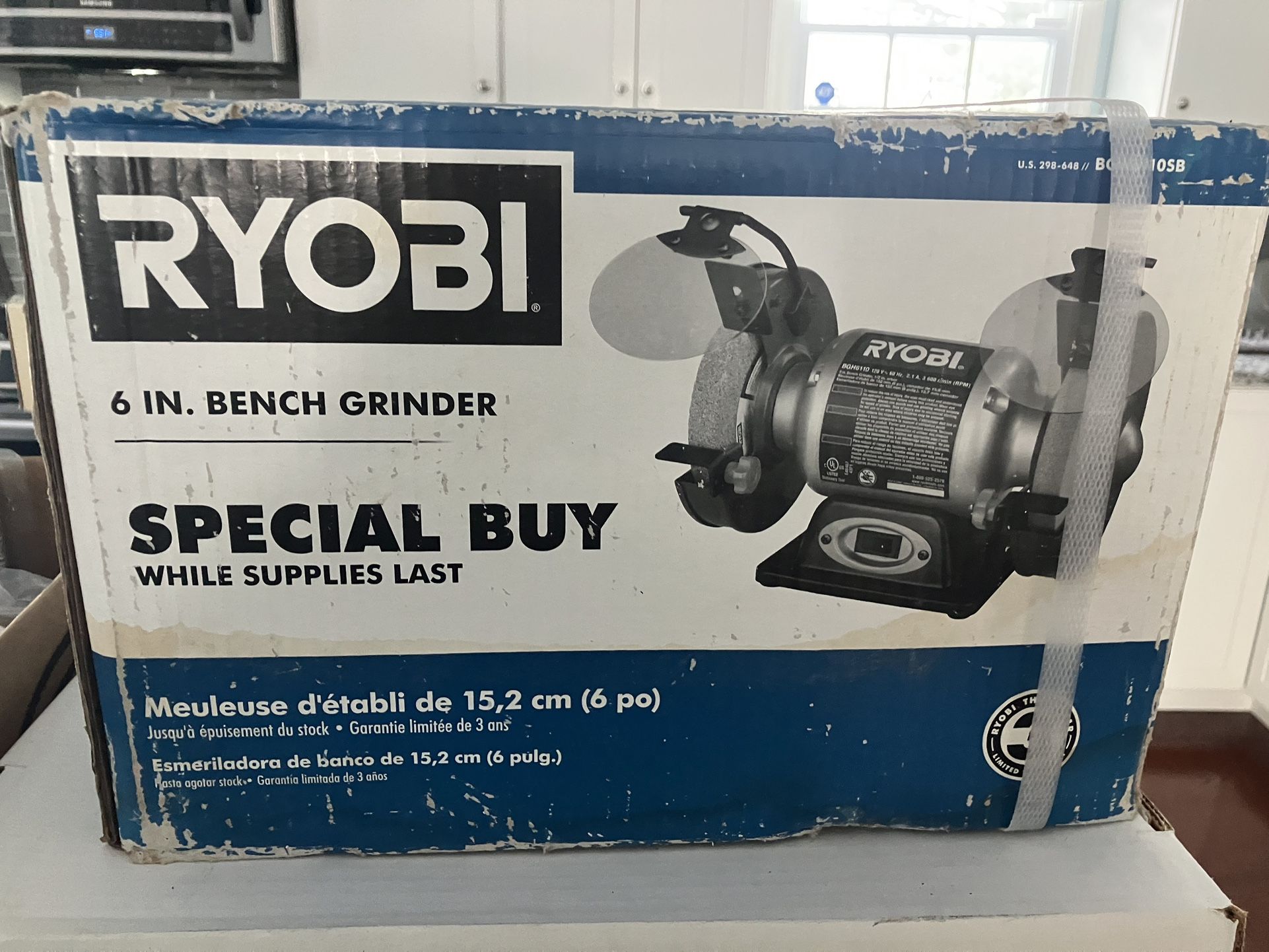 Ryobi 6 in Bench Grinder