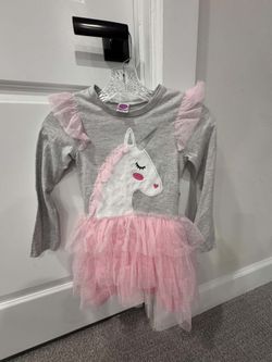 *Dollie&Me Kohls Brand Girls Unicorn Dress, Size 7*