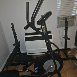 Xterra Fitness FS3.5 Elliptical Machine with Dual Color LCD Display and Magnetic Resistance