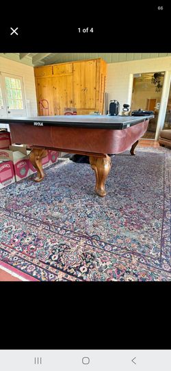 OLHAUSEN  8 FT POOL TABLE WITH DELIVERY  AND SET UP