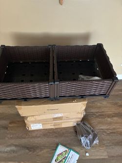 Garden boxes to grow vegetables are whatever