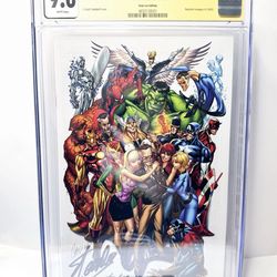 Avengers #1 2014 CGC 9.6 SIGNED Stan Lee + J Scott Campbell  JSA Authenticated