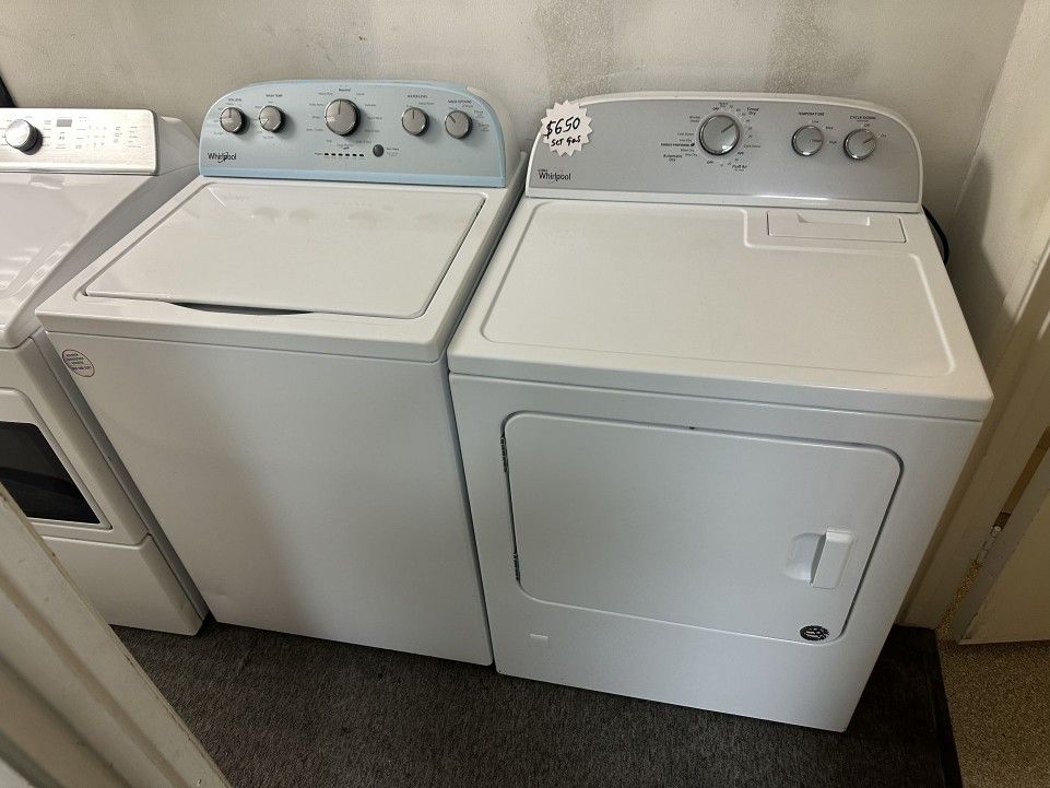 Whirlpool Washer And Gas Dryer