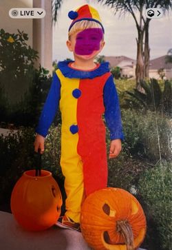 Clown Costume for Halloween - Child 3-5