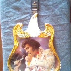 Elvis Aloha From Hawaii Guitar Shaped Plate 