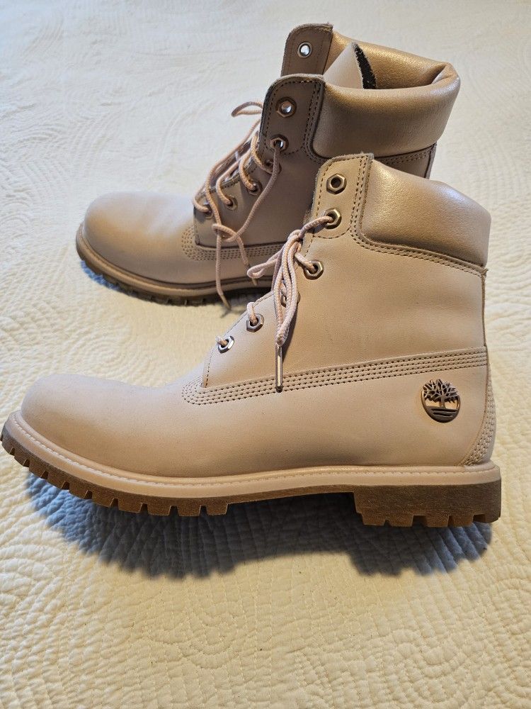 Pink Timberlands - Size 10