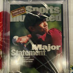 9.2 Graded Tiger Woods Sports Illustrated Magazine