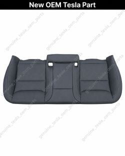 New Genuine OEM Tesla Model S 2nd row seat cushion assembly.