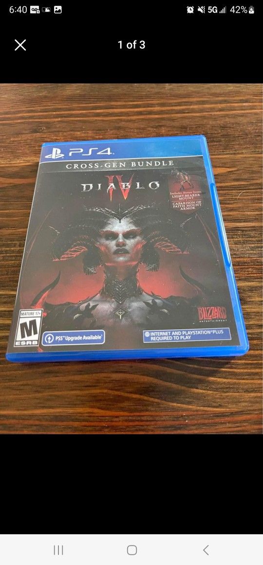 Diablo 4 ps4 or ps5