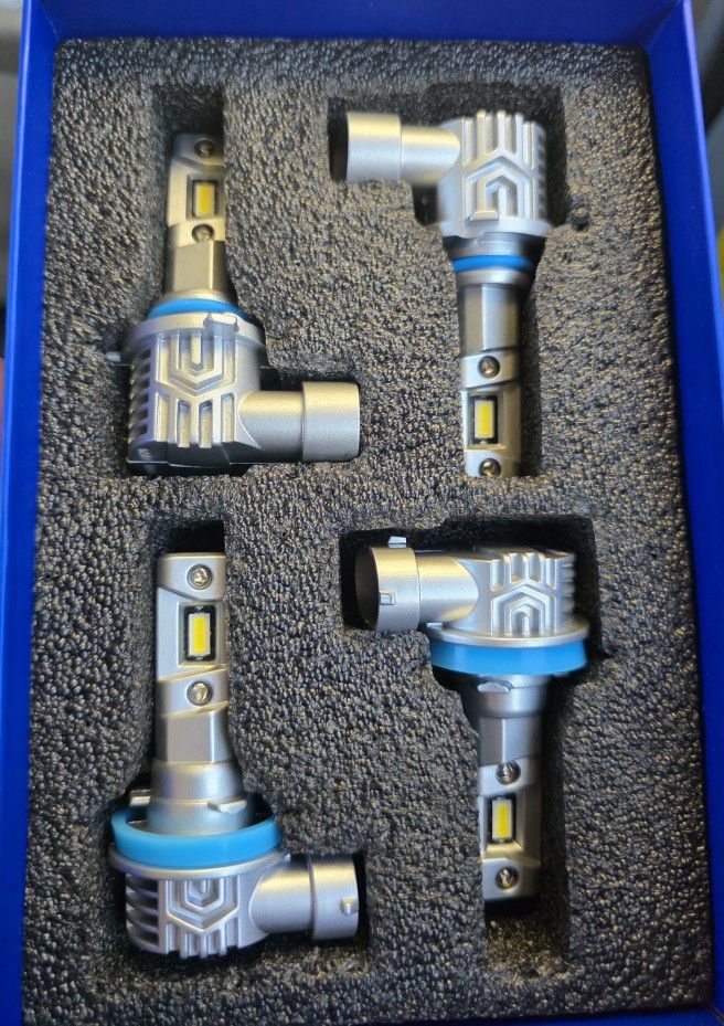 Combo de bombillas LED ultra brillantes H11 9005, CSP de 5ª generación mejorada