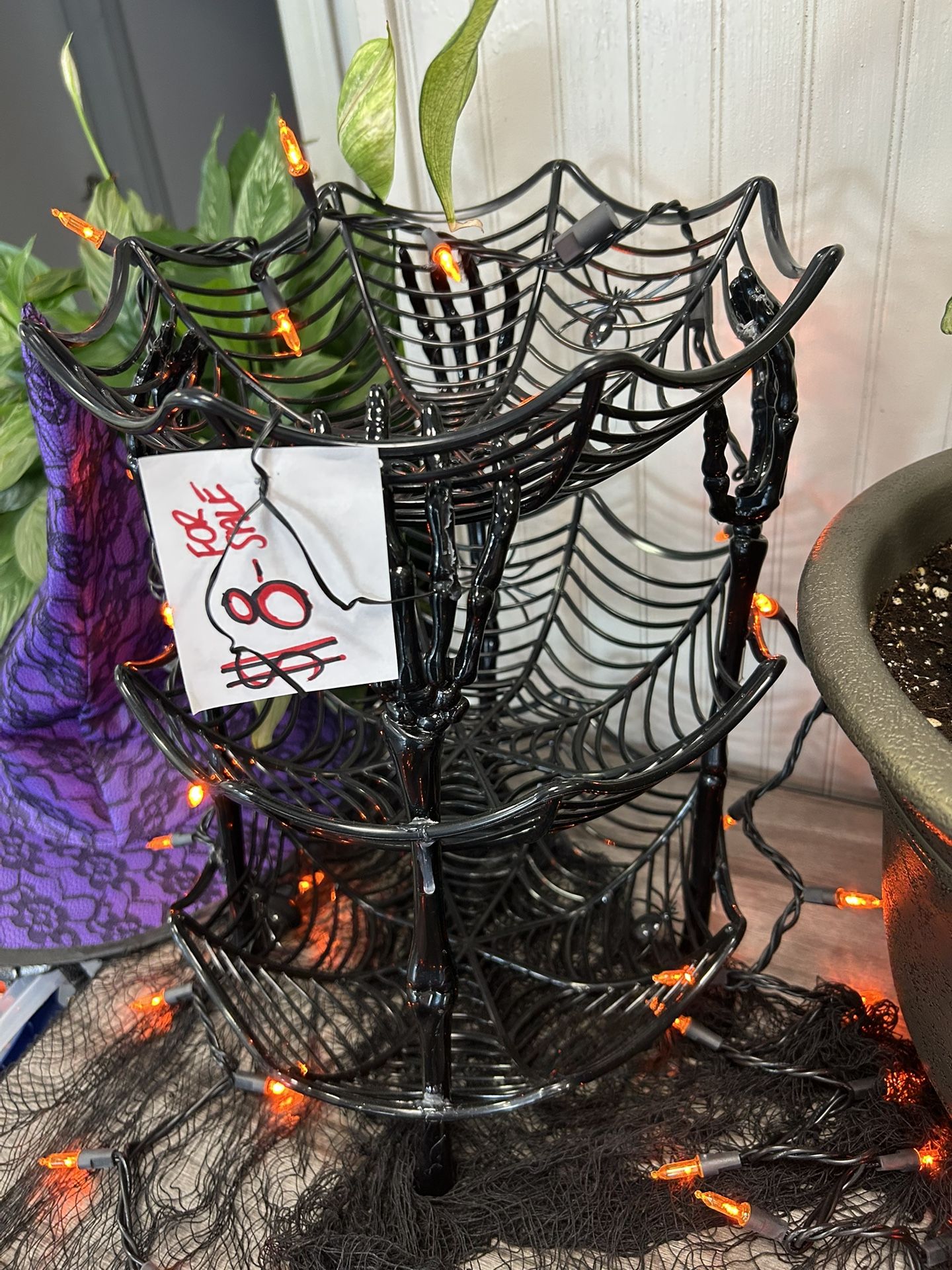 Hand Made Three Tire Halloween Candy Holders