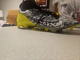Nike Vapor Edge Pro 360 2 Football Cleats "Razor-Sharp Cuts" Volt Grey FB8443-703 - Men's Size 14