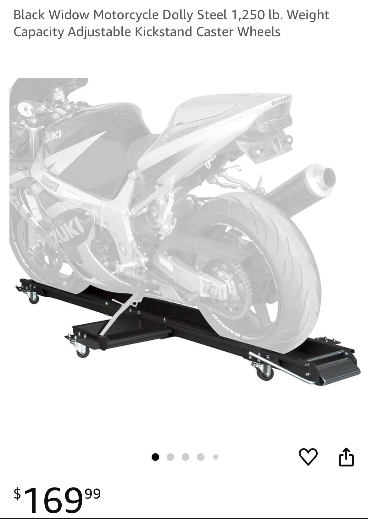 Black Widow Motorcycle Dolly