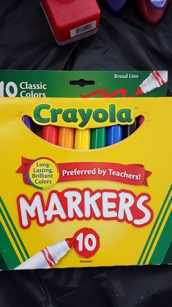 New crayola markers