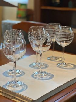 Mikasa - Festive Set of 6 - Wine Gobblets