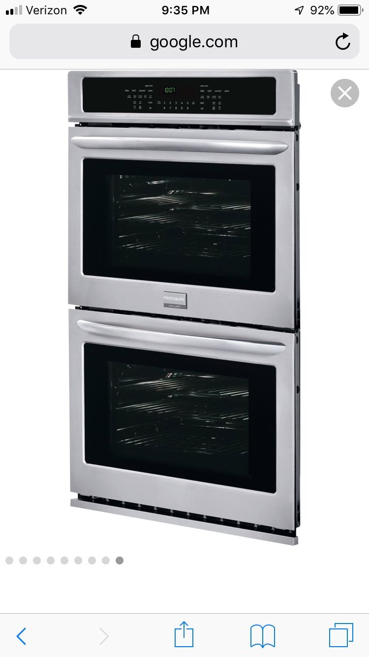 Frigidaire double oven electric wall mounted